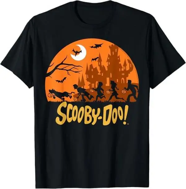 Men's Classic Fit 100% Cotton Short-Sleeve Graphic T-Shirt, Soft Round Neck, Cartoon Silhouette Digital Print, Fade-Resistant Unisex Casual Top (Sizes M, XL), Fades Resistant, Casual Fit