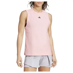 adidas Womens Match Pro Crew Neck Athletic Tank Tennis Casual - Pink