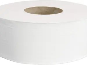 2-Ply White Jumbo Roll Toilet Paper, 9 in, Septic Safe, Compatible with Universal Dispensers, FSC Certified, 1000 Feet Per Roll (Pack of 12)