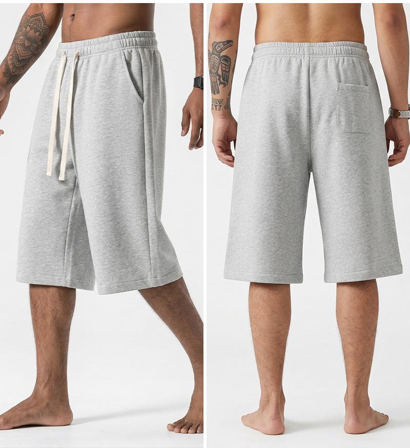 Men's Solid Pocket Waist Shorts, Lightweight Breathable Shorts, Casual Breathable Comfortable Shorts for Running Gym Workout, Men's Bottoms for All Seasons