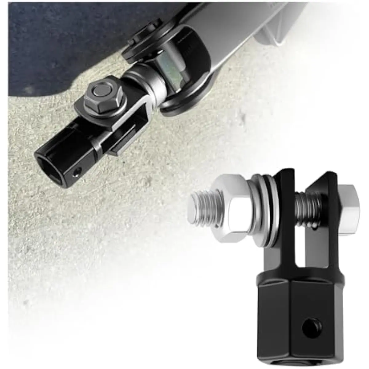 Car Scissor Jack Adapter Driven by 1/2" Impact Drills or 13/16" Lug Wrench,Sturdy Car Scissor Jack Drill Adapter Easily Lifts Jacks,Professional Labor-Saving Cars Jacks Adapters
