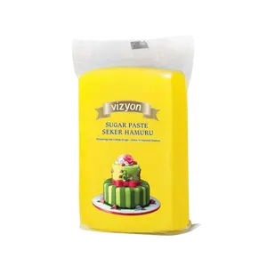Vizyon Yellow Fondant 2.2 lbs – Professional Cake Covering & Decorating Fondant