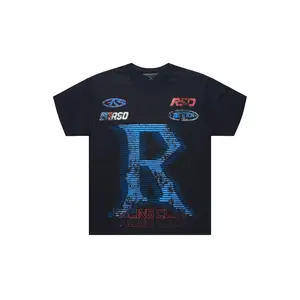 Damarion Black Oversized Graphic T-Shirt