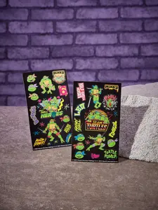 TEENAGE MUTANT NINJA TURTLES X SHEIN 2pcs/set Cartoon Doodle Stickers