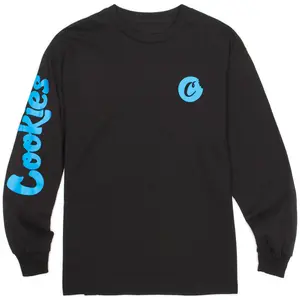 C-Bite Logo COOKIES BLUE Longsleeve Tee, cookies clothing, cookies shirt Sweatshirt Hoodie, men's women clothing clothes merch, Streetwear, Gift For Him & Her