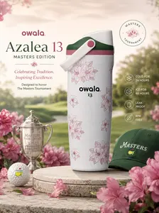 Owala FreeSip Sway 30oz Special Edition, Masters Azalea Water Bottle, Golf Water Bottle, 30oz Water Bottle Gift