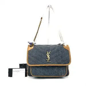 Pre-owned Yves Saint Laurent Canvas Shoulder Bags YSL 11.02'' R2879 Shoulder Bag C1363599956 0416 T3 Mia