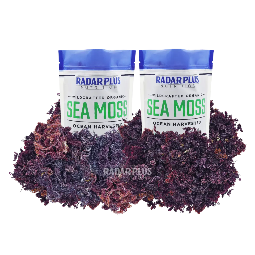 The Power Pack (Irish sea moss and Purple sea moss Bundle) Premium Chondrus Crispus - Eucheuma Cottonii Species. Dried. Dry.