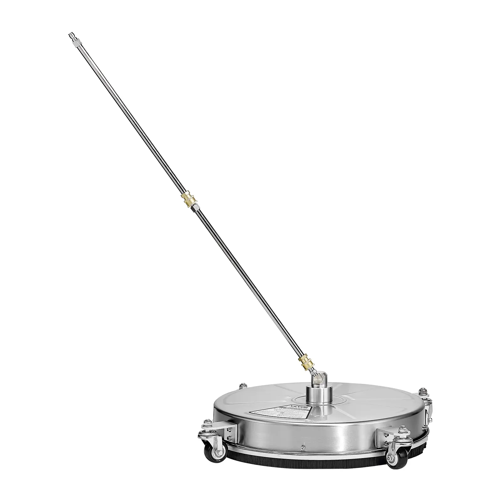 【summerfinds】VEVOR 18" Pressure Washer Surface Cleaner, Pressure Washer Quick Connect Accessory, 4 Wheels, 4000 Max PSI, 2 Extended Wands, Father's Day Gift, Power Washer Attachment, Driveway Pressure Washer Attachment
