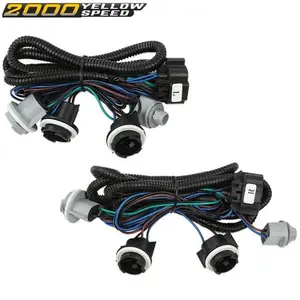 Fit For Chevy Silverado 1500 2500 HD 3500 Hybrid Tail Light Harness Pair