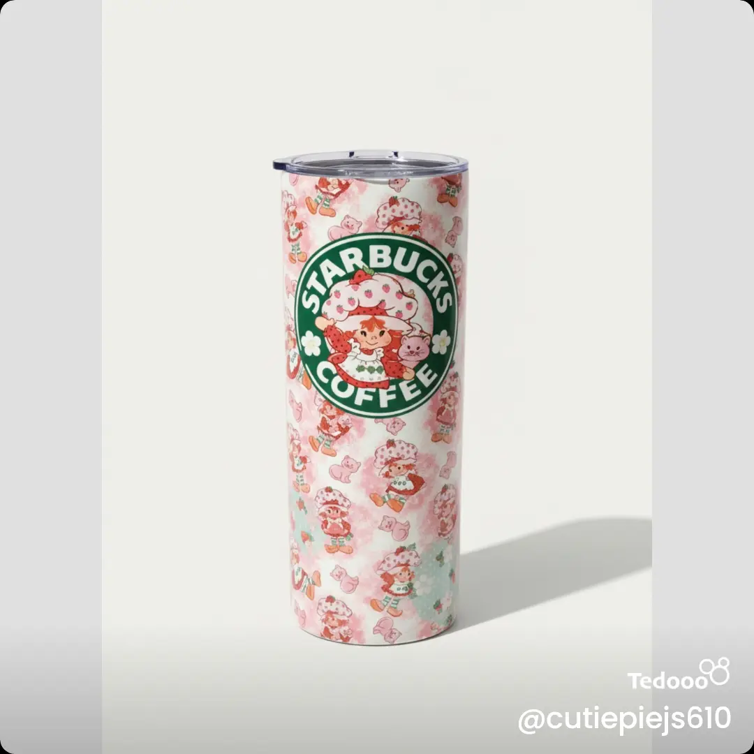 Berry Sweet Strawberry Shortcake Tumbler Berry Sweet Strawberry Shortcake Tumbler