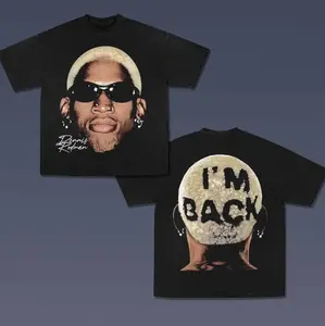 I'm Back Vintage Tee, Dennis Rodman 2-Sided T-Shirt, Unisex Basketball Shirt, Hip Hop Graphic Tees, Menswear Womenswear Streetwear