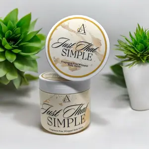 “Just That Simple” Fragrance-Free Body Butter for Sensitive Skin Body Care Lotions