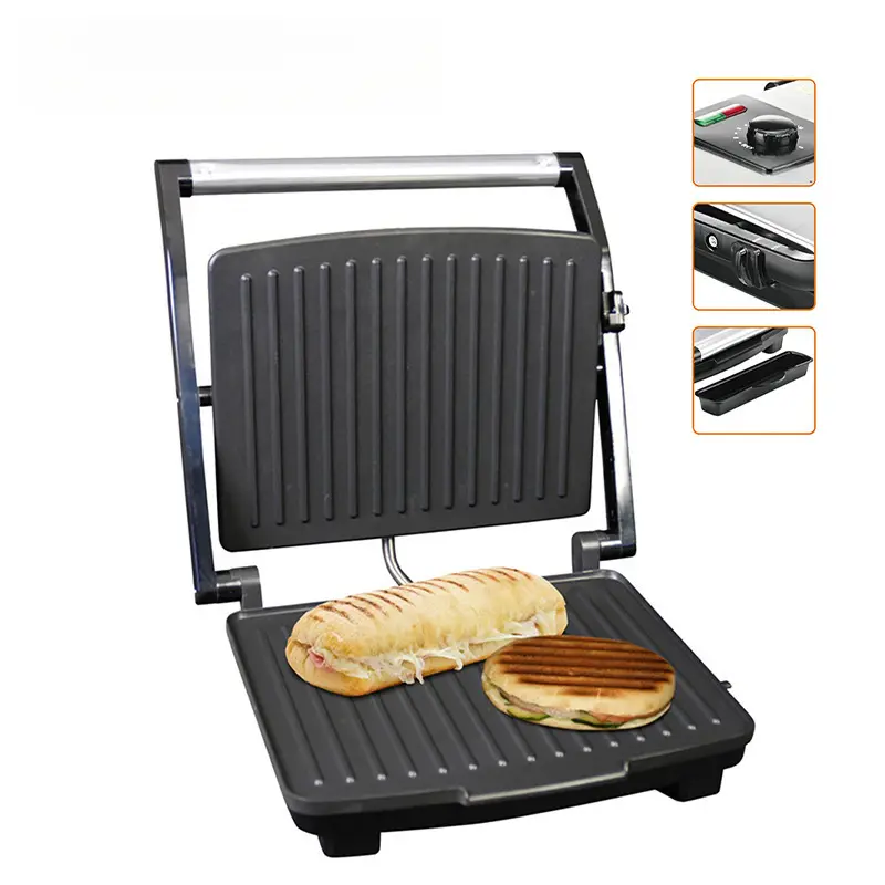 Household Grill & Sandwich Maker for Steak, Toast & Breakfast
