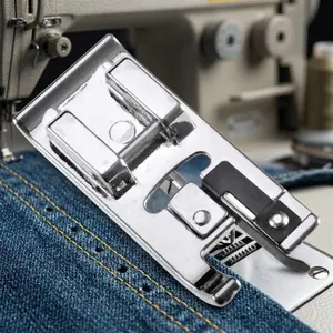 Universal Non-Slip Sewing Machine Presser foot & Overlock Edge Tool, Adjustable Multi-Stitch Attachment, Diy replacement for Home Sewing Machines, Easy Install, Durable for Crafts & Sewing