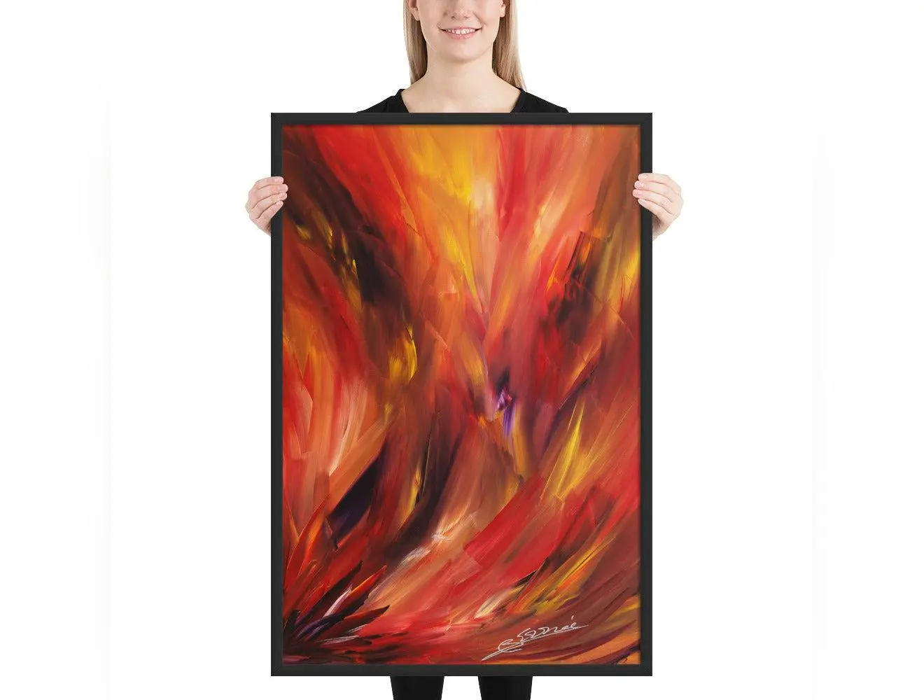 Witnessing Inferno — Giclée Framed