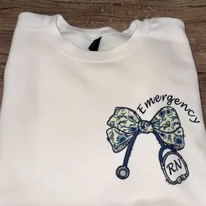 Healthcare Coquette Bow with Stethoscope