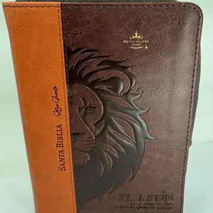 Santa Biblia Leon de Juda Portable Bible with Large 12 Point Lettering for Young Adults Index Closure