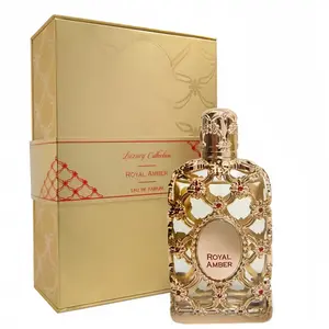 Unisex Fragrance Spray，2.7 Ounce | Blend of bergamot, sweet watermelon, and fresh pineapple, intertwined with vanilla and warm musk | Authentic Arabian-style fragrance, unisex and versatile|A unisex fragrance boasting a luxurious golden design.
