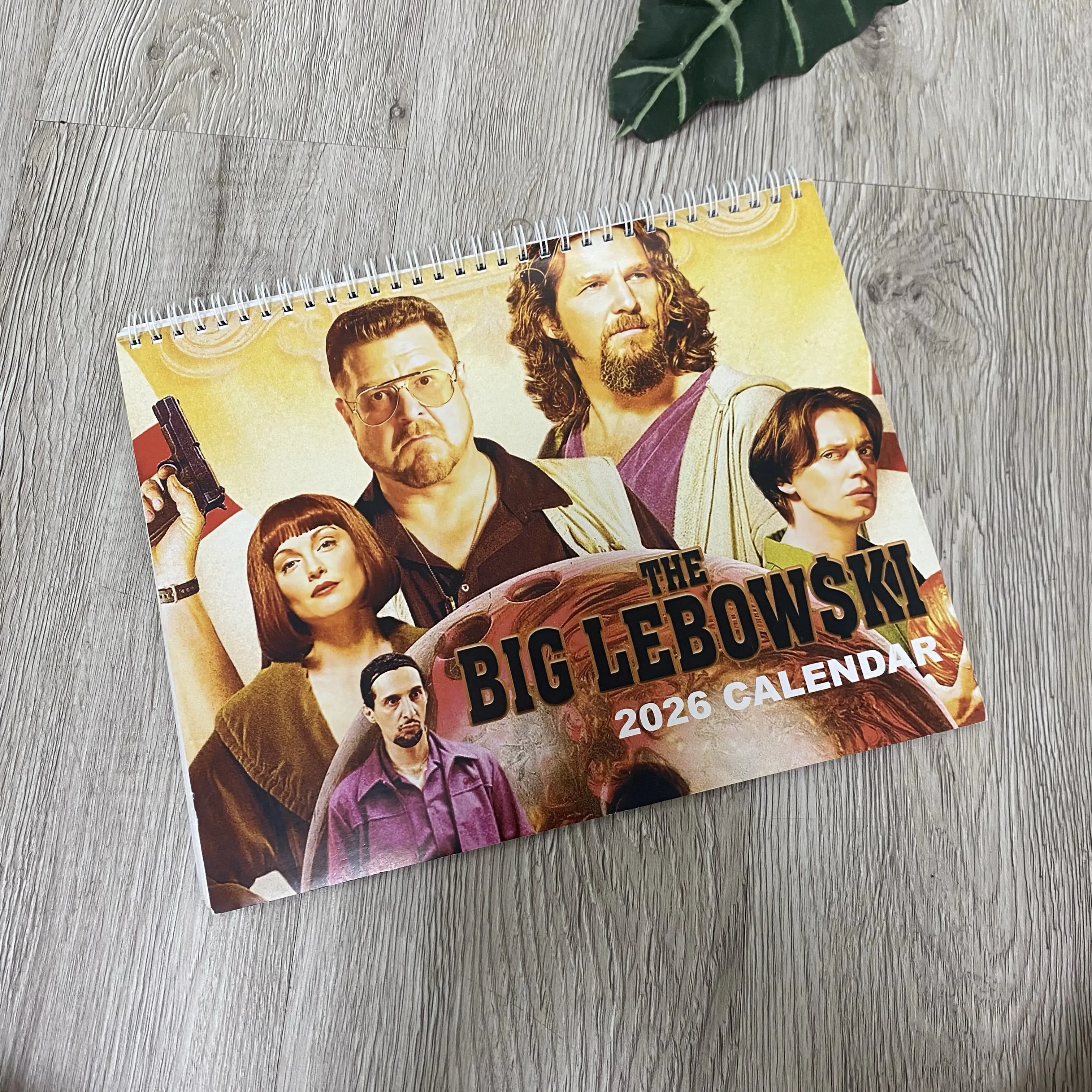 The Big Lebowski 2027 & 2026 Calendar Celebrity Wall Planner for Fans & Humor Gift New Year Holiday Planner Crunches & Prayer