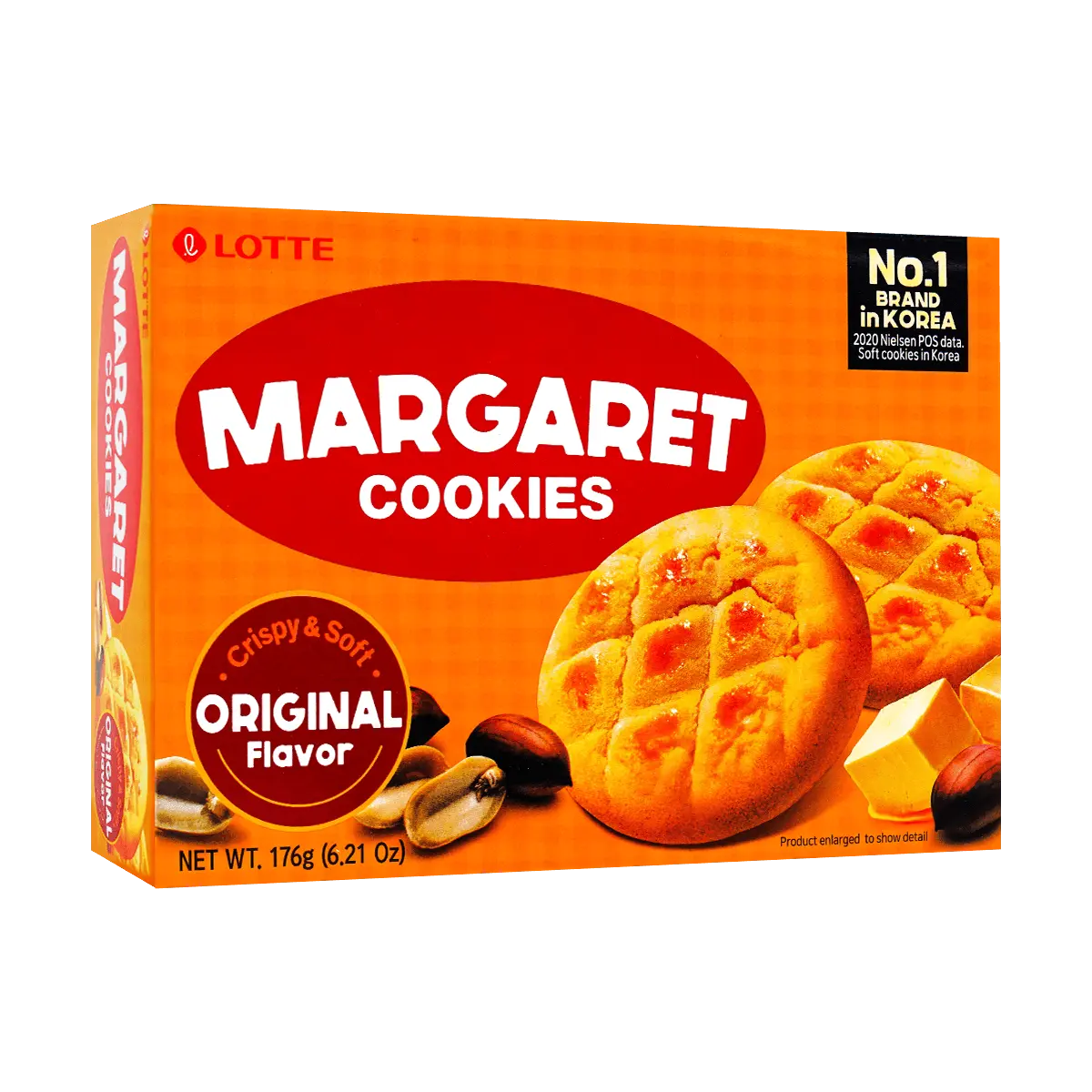 LOTTE Margarine Cookies 176g - Authentic Korean Snack by LOTTE