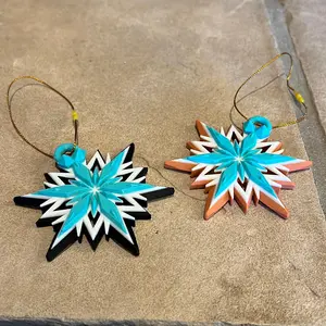 3D Printed Snowflake Ornament - 3 Inch Length