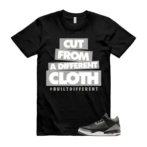 3 Black Grey Denim White T Shirt Match CLOTH