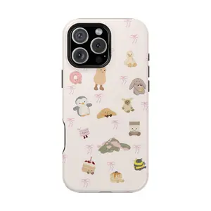 Cute Jelly cat Phone  Case| Pastel Aesthetic Cartoon Design Cover for phone Adorable Gift for Girls Compatible with Phone 17 Pro Max -  S25 S23 S22 S21 Ultra & More