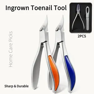 Two-tone non-slip handle ultra-sharp angled nail clipper Two-tone non-slip handle ultra-sharp angled nail clipper