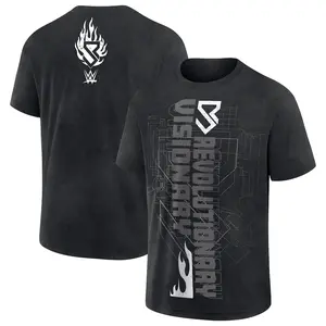 [WWE]Seth Rollins Vertical Revolutionary Visionary T-Shirt ,Vintage WW.E Graphics Tee, Pro Wrestling WrestleMania Fan Gift Tee Gift for Men And Women