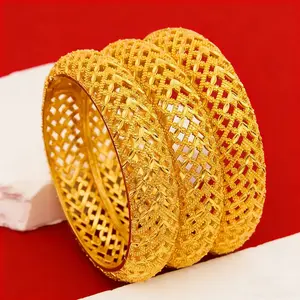 Golden Plated  Design Bracelet, Exquisite Luxury Style Design Adjustable Open Cuff Bangle for Women,Wedding, Valentine's Day,bracelets for women, gifts for women, gifts for mom, christmas gifts for gf,  mom gifts for christmas