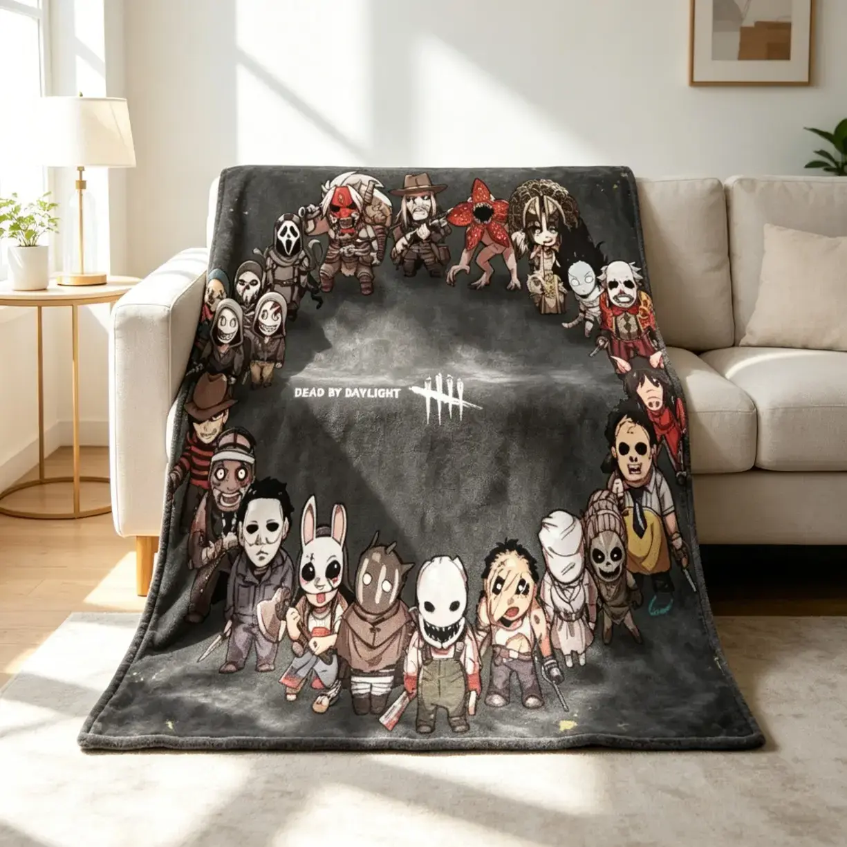 This Dead By Daylight Flannel Blanket Is Soft Cozy Warm Anti Pilling Lightweight For Sofa Bed All Season Perfect As Gamer Gift No More Cheap Gaming Blankets That Pill Up And Feel Scratchy After Two Washes