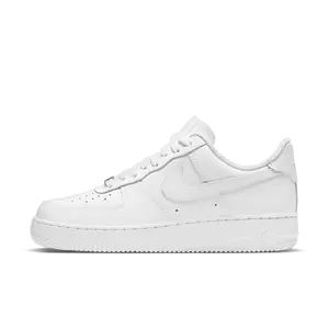 Nike Air Force 1 Triple White Women's Footwear - Casual Sneaker with White Laces and Classic Design Athletic Shoes Girl Walking Shoes