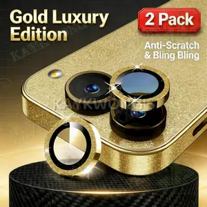 KAYKWONG'S 2 Pack Protective Glass Lens Film For Samsung Galaxy Z Flip 7/6/5/4 Series , Aluminum Alloy Camera Cover, Scratch-Resistant, Anti-Fingerprint, Accessories