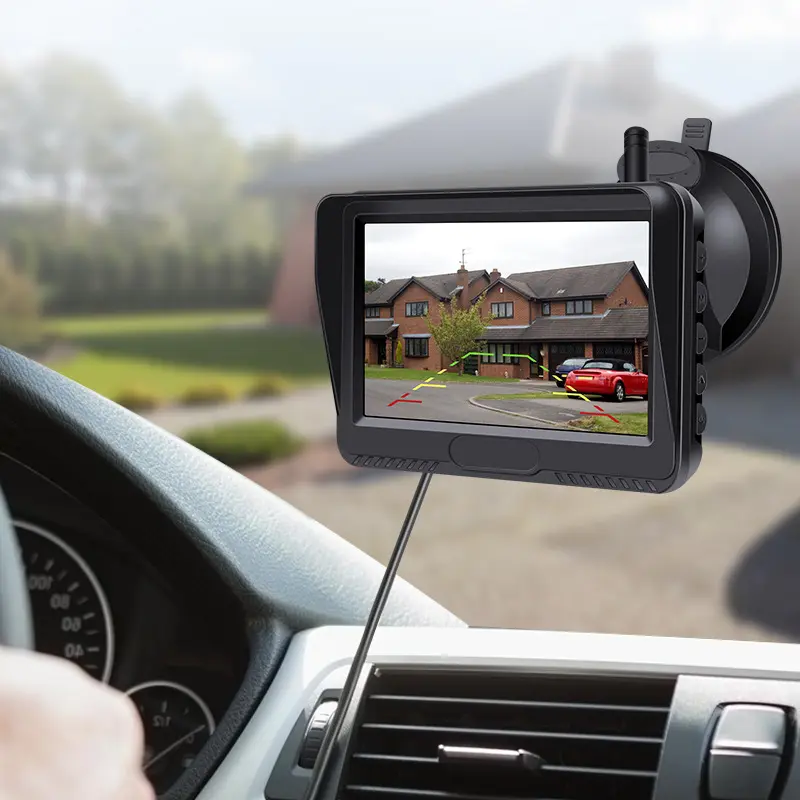 Wireless Wi-Fi Backup Camera – License Plate Mount, No Wiring Needed