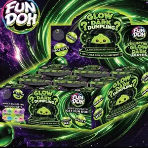 Fun Doh Glow‑in‑the‑Dark Squishy Dumpling Mystery Capsule | Sensory Slow‑Rise Co