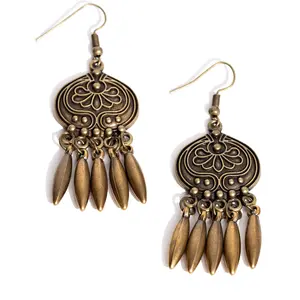 Future Pasture and Present- fish hookp earring