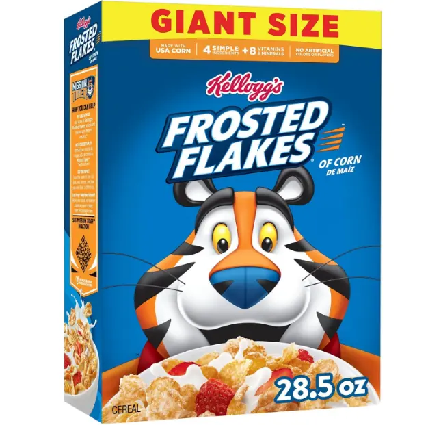 Kellogg's Frosted Flakes Original Giant Size Breakfast Cereal 28.5 oz