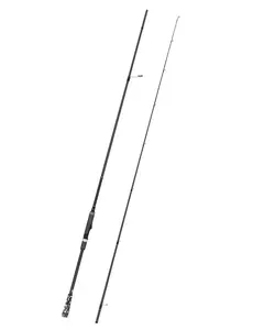 BLUEWING Surfcaster Spinning Rods Premium Carbon Fiber Fishing Pole Portable 2 Piece Design with Fuji Stainless Steel Guides, 8’10”/ 9’6”