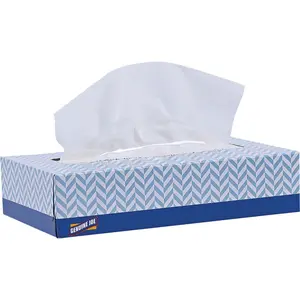 Genuine Joe Facial Tissue 2 Ply - WhiteBox - 100/Box - 30 / Carton (GJO26100)