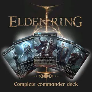 Elden Ring MTG Commander EDH Custom Art Proxy Deck – Unique Gift for Gamers, Boyfriend & Card Game Fans