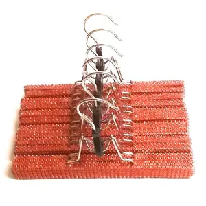 Red Rhinestone Hair Extension Hangers – Set of 10 | Krysmari Clamps™ Sparkle Edition