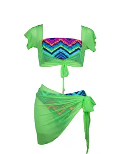 Green Cosmic Moon Cover-up