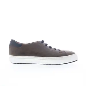 Johnston & Murphy 24-1676 Mens Brown Leather Lifestyle Sneakers Shoes