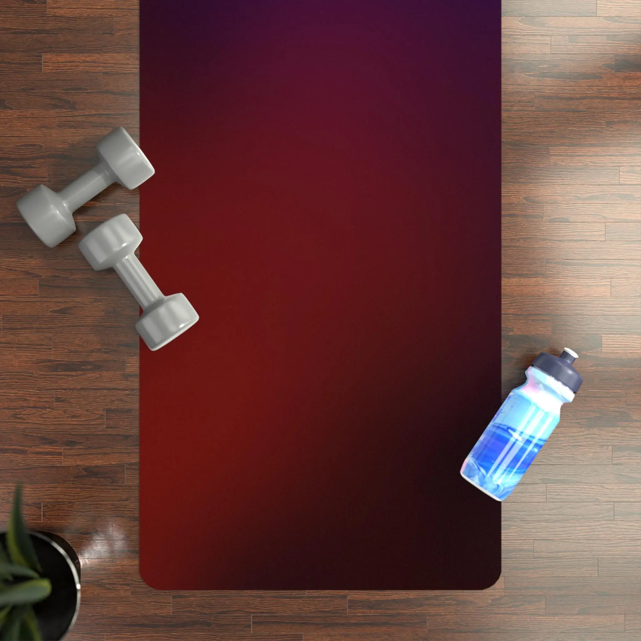 Premium Rubber Yoga Mat - 24" x 70" (61cm x 178cm), Non-Slip, Eco-Friendly, Vibrant Nature-Designed Mat for Home, Studio Practice, Graduations, Birthdays, Home Workouts, Anti Slip, Beginners, Durable Materials, Easy To Carry