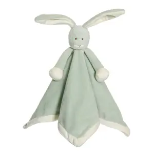 Teddykompaniet Plush Baby Blanket | Sage Bunny