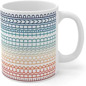 Colorful Hidden Swear Word Mugs, FDT Hidden Message Mug, White Cup 11oz, Novelty Mugs for Home, Office, Friend Gift Ideas, Coffee Lover, for Coworkers - Friends - Family, Political Humor Cup