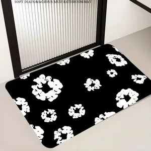 Small T-Tears Carpet Anti-Slip Kitchen Bedroom Fashion D-Denim Handmade Tufted Rug Luxury Living Room Entrance Decoration