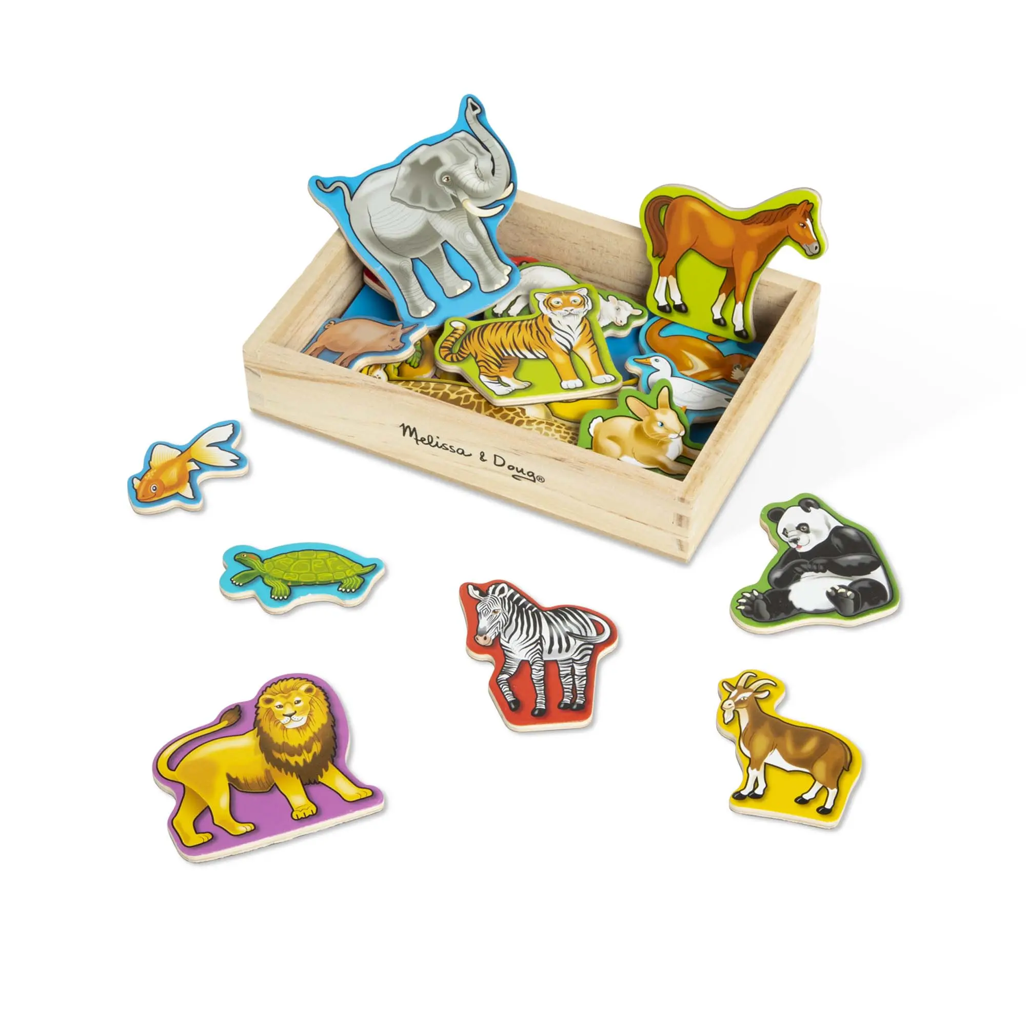 Wooden Animal Magnets Wooden Animal Magnets