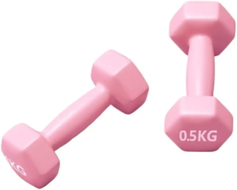 Cast Iron Dumbbell Weights one Pair Multiple Sizes Suitable for Home Fitness Female Fitness Aerobics arm Exercises a Set of 2